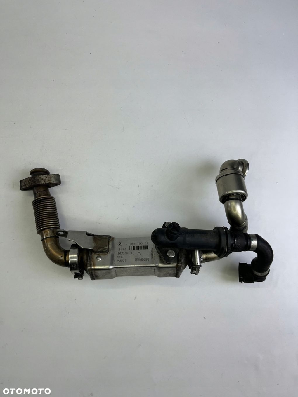 BMW E46 E60 E65 3.0D M57N CHŁODNICZKA SPALIN EGR RURA TERMOSTAT 7789790 ORG - 1