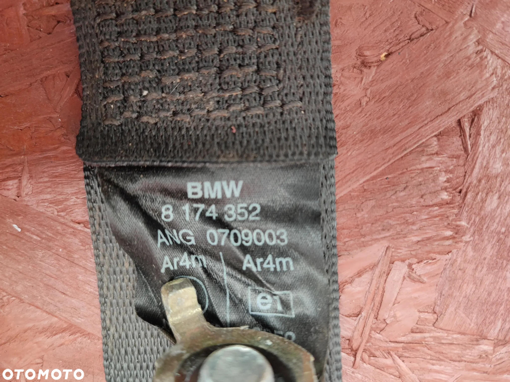 BMW E38 ORYGINALNY KOMPLET PASÓW BEZPIECZEŃSTWA O NR. 8 217 390 / 8 198 571 / 8 174 352 OEM - 9