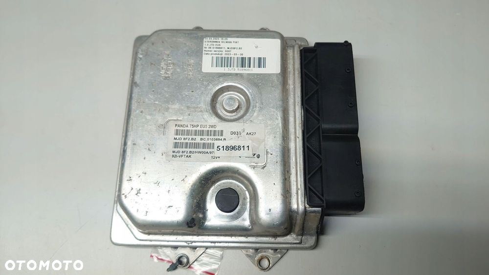 STEROWNIK SILNIKA FIAT PANDA 1.3 JTD EU5 75KM 51896811 - 1