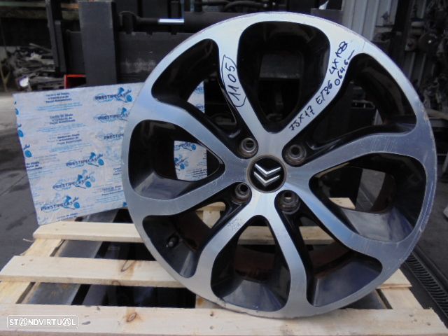 Jogo De Jantes 9671587277 CITROEN C3 PICASSO 2012 1.6 HDI 92CV 5P PRETO 26 7Jx17 4X108 64.6MM - 1