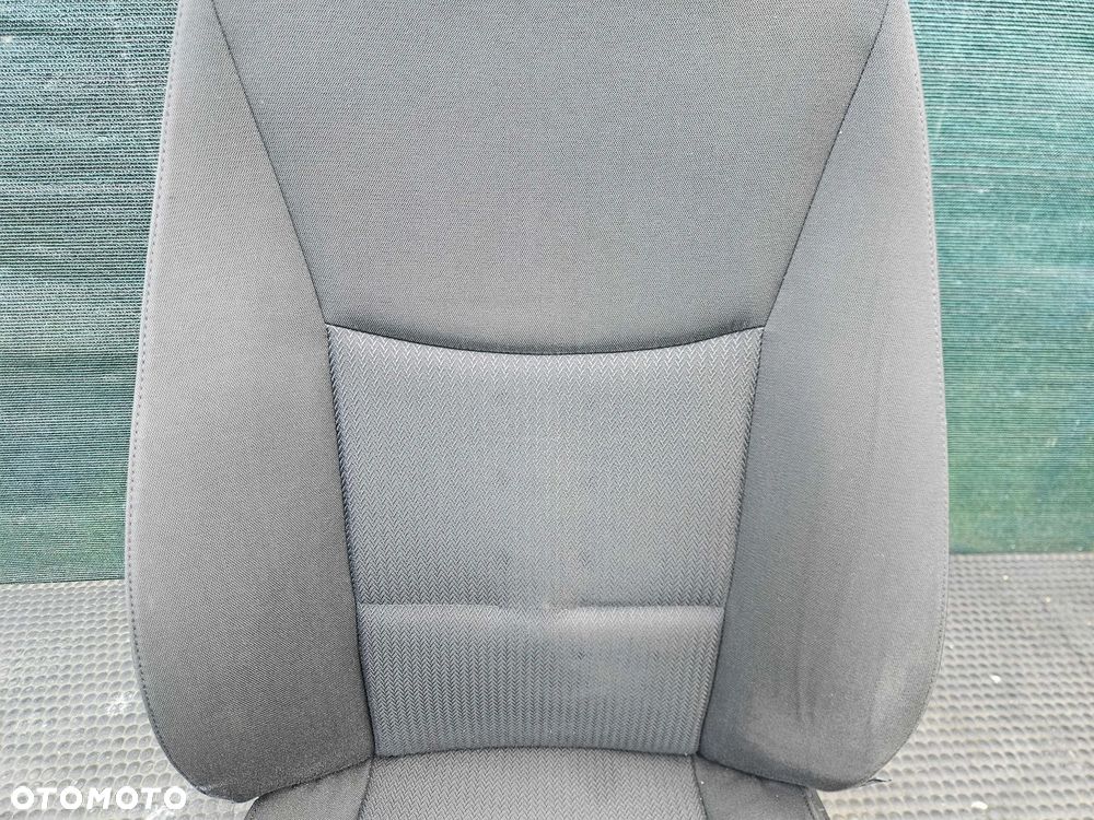 Fotel Kierowcy Siedzenie Welur Czarny Zagłówek BMW 3 E90 E91 2009r Lift LCI - 4