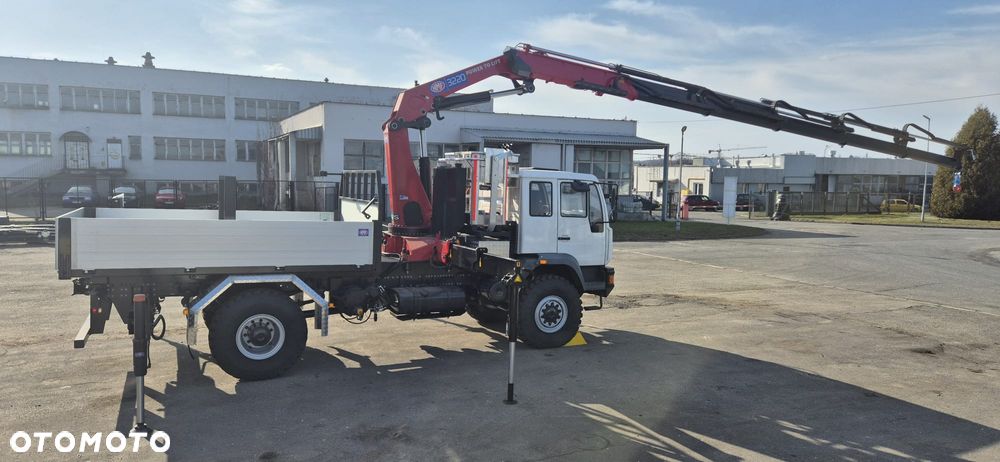 MAN LE 4x4 + nowy żuraw crane HDS HMF 3220-K5 RCS - 4