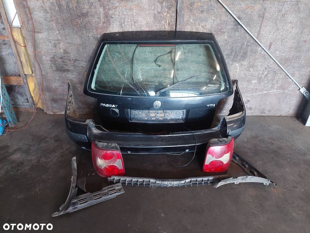 KOMPLETNY TYŁ KLAPA ZDERZAK VOLKSWAGEN PASSAT B5 FL KOMBI LC9Z PDC - 1