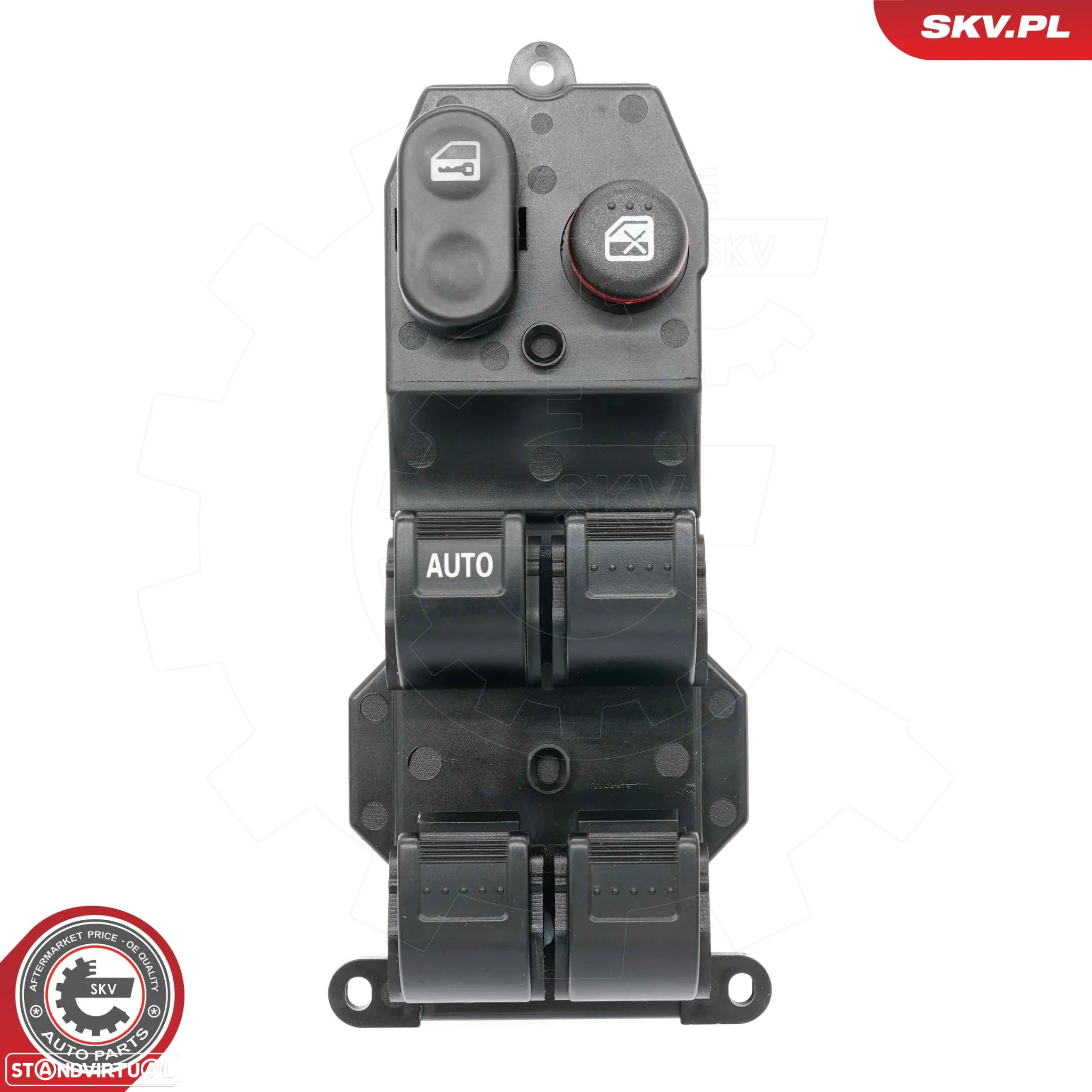Botões de comando dos vidros Honda Jazz II 2002 a 2008 - 2