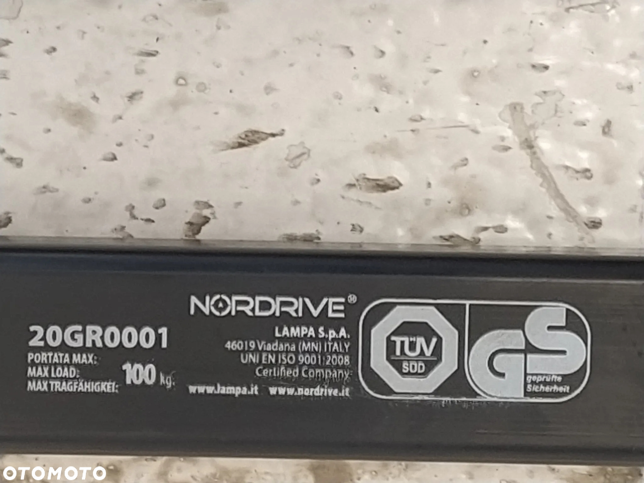 NORDRIVE UNIWERSALNE RELINGI BELKI DACHOWE POPRZECZKA BAGAŻNIK DACHOWY ROZSTAW 75-120cm NOWY ORYGINAŁ - 7