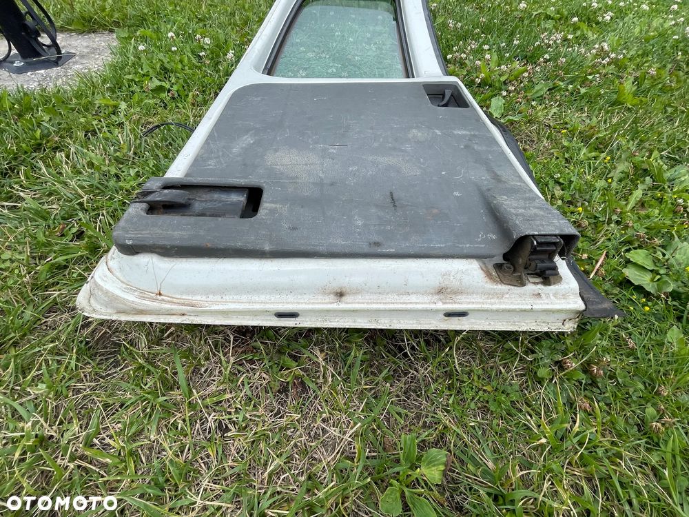 VW CADDY II 95-03 drzwi prawe lewe przód tył białe LB9A bez rdzy kompletne lusterko podnośnik szyby zamek lampa - 4
