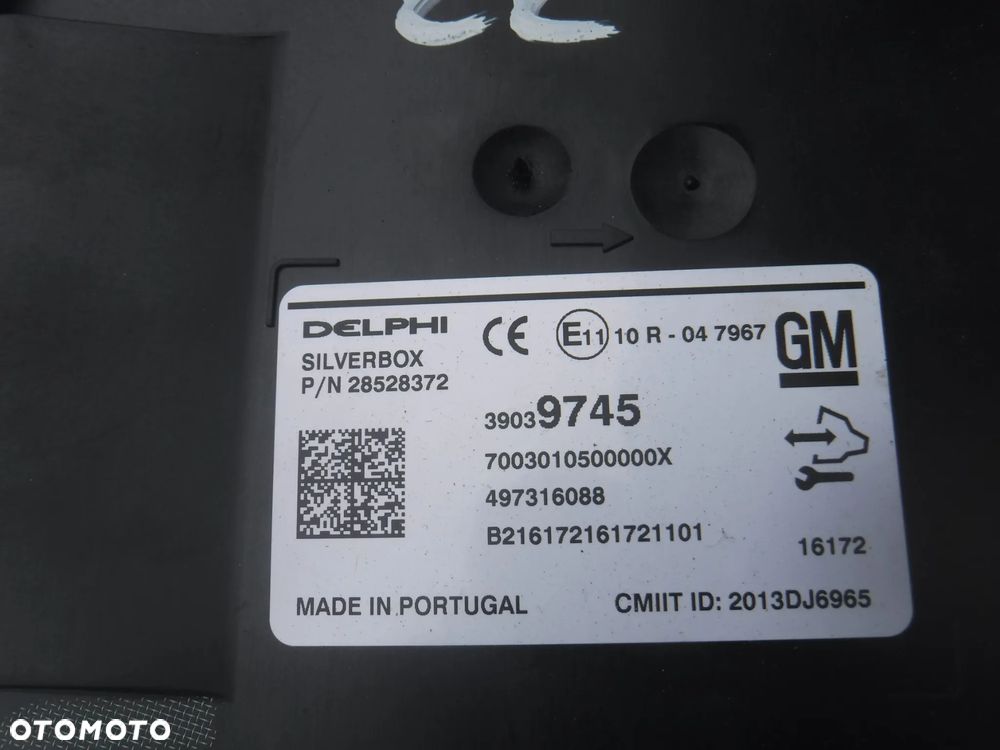Opel Astra K modul sterownik nawigacji 39039745 radia - 2