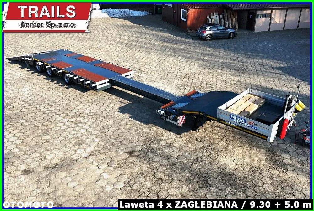 Inny Naczepa rozciągana dł. 18,60 m, zagłębiana x 4, szer. 3,00 m - NAJAZDY HYDRAULICZNE. !!! - 22