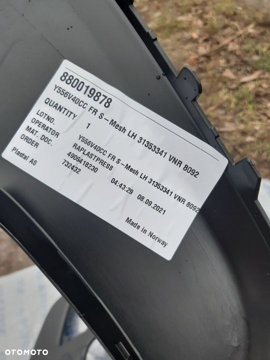 Kratka lewa prawa zderzaka przedniego Volvo V40 V-40 Cross Country NAROŻNIK NAKŁADKA ZDERZAKA V40 CC - 3