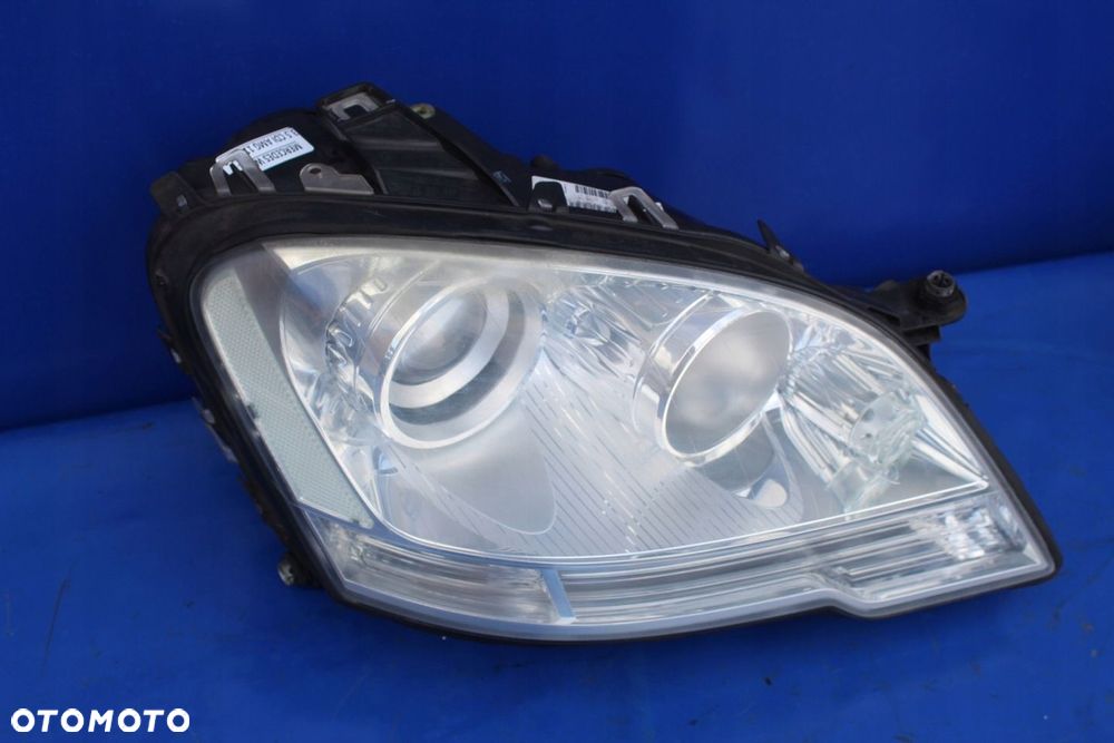 Reflektor prawy kompletny H7 lampa prawa OE Mercedes W164 ML Lift Anglik - 7