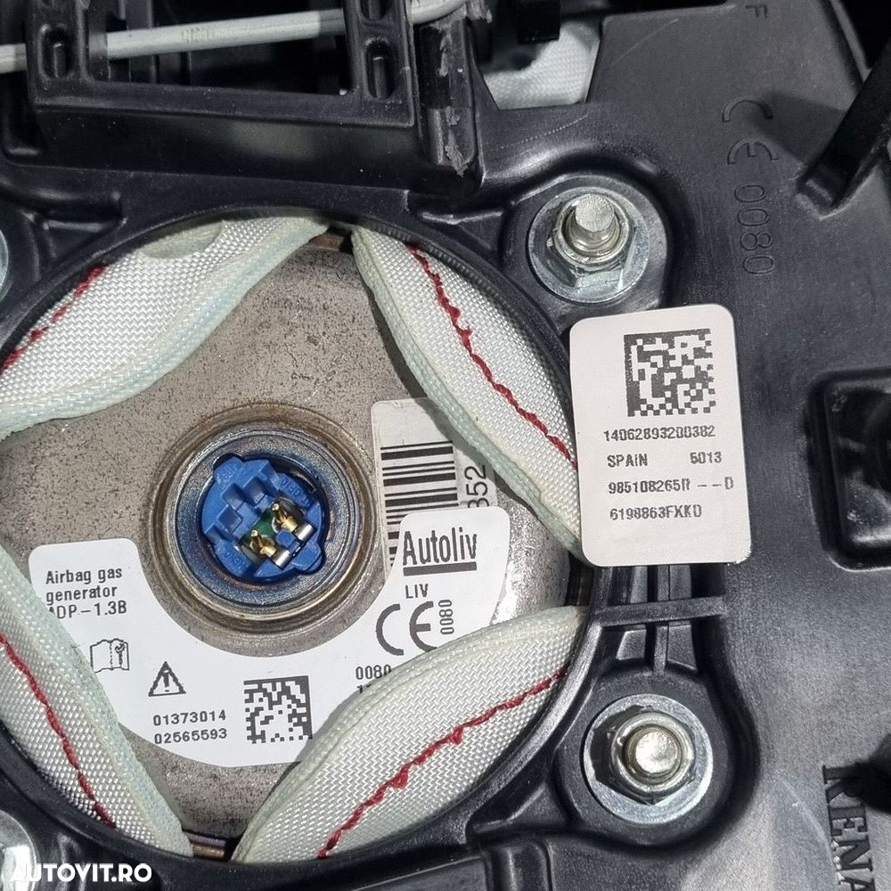 Airbag volan Renault Captur 2013 - 2017 (1513) 985108265R - 3