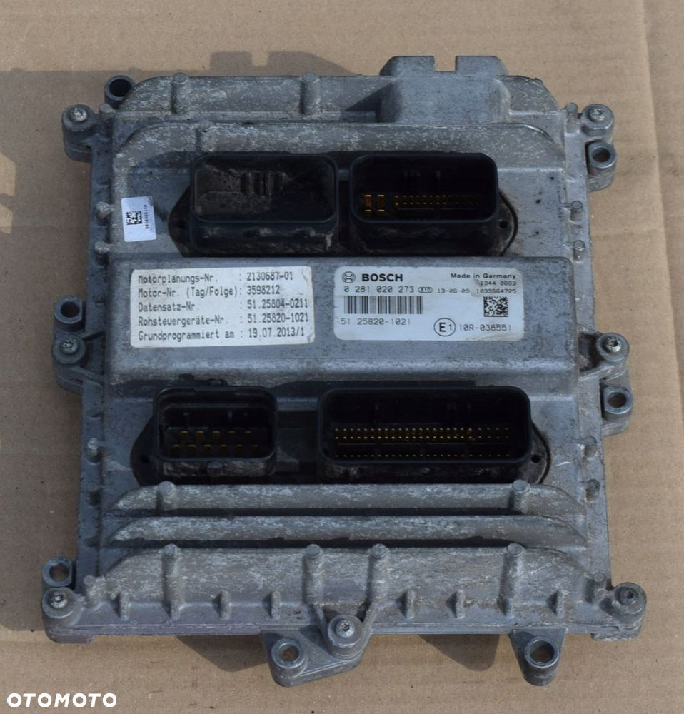 STEROWNIK KOMPUTER SILNIKA EDC MAN 51.25820 - 1021 - 1