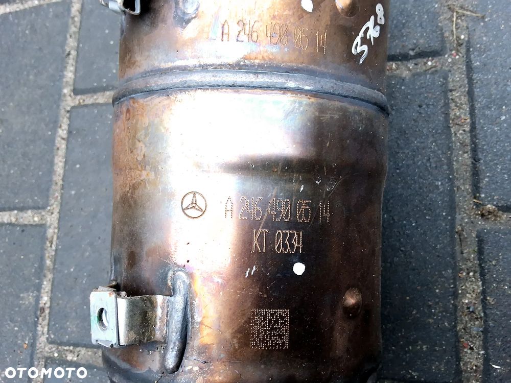 MERCEDES A-KLASA B-KLASA W246 W176 CLA GLA KATALIZATOR 1.6 CGI BENZYNA A2464900514 KT0334 - 5