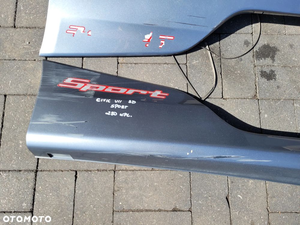 Honda Civic VII 3d lift sport Nakladki progowe - 4