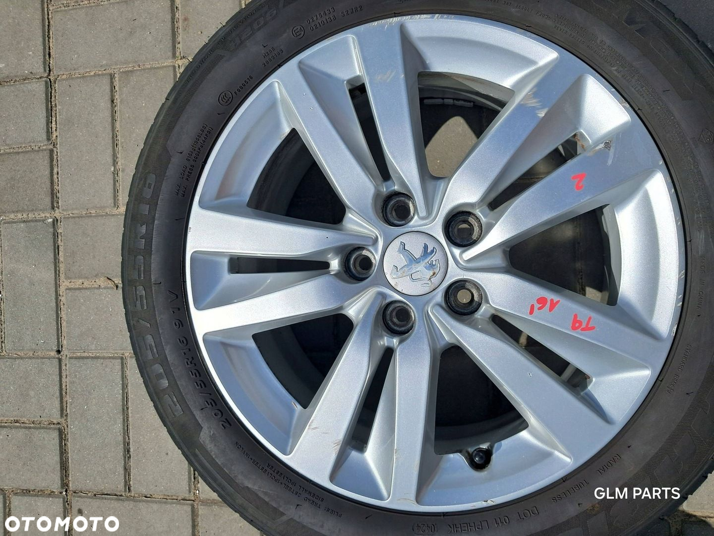 Peugeot 308 II T9 Felgi aluminiowe 16" koła LATO 205/55R16 5x108 - 8