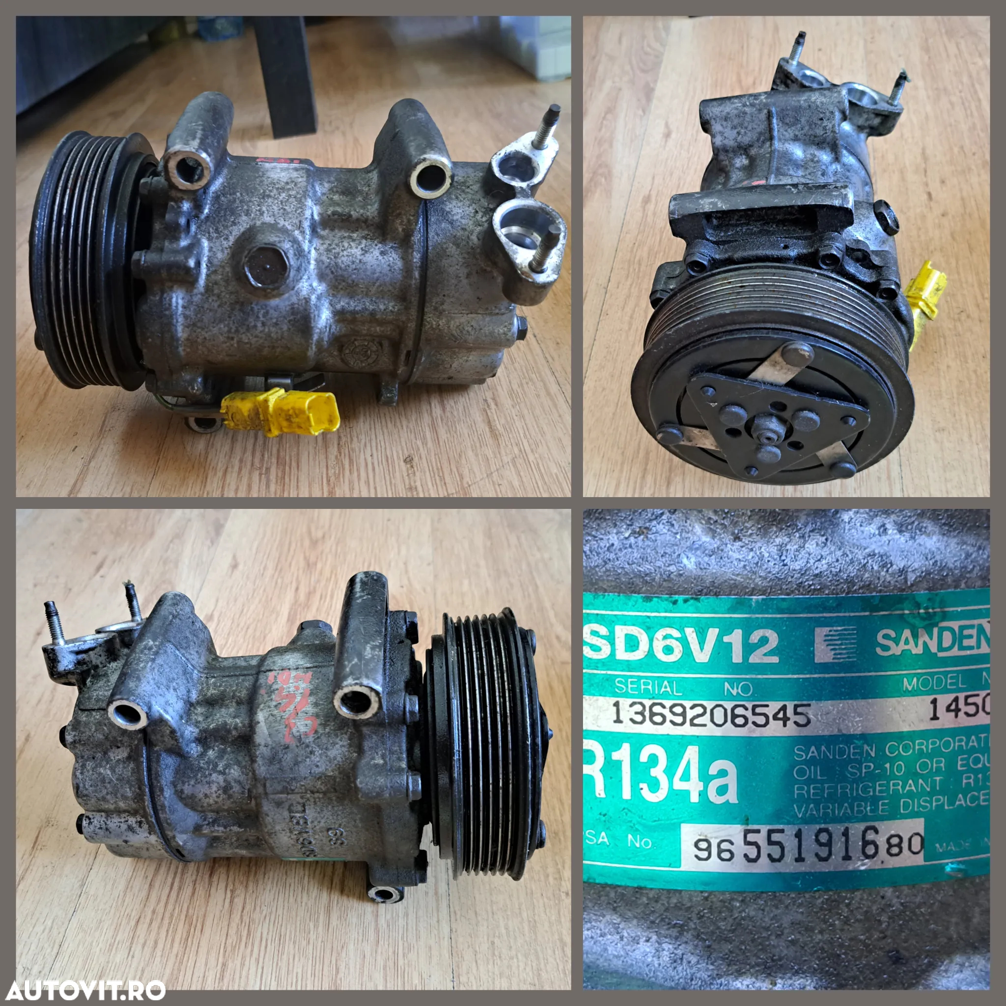 Compresor ac clima Citroen Peugeot Renault Dacia Ford Mazda volkswagen bmw smart - 2