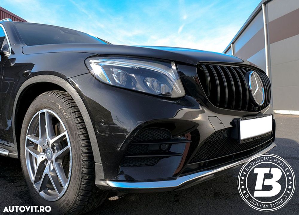 Grila compatibila cu Mercedes GLC X253 C253 GT-R Design - 7