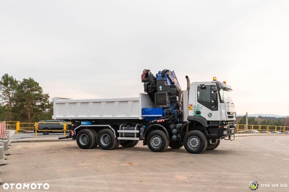 Iveco TRAKKER 450 8x8 PM 85SP HDS Żuraw Wywrotka - 15