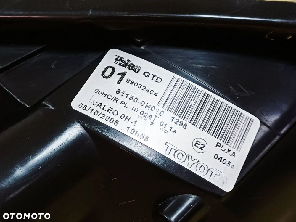 REFLEKTOR LAMPA LEWY PRZÓD TOYOTA AYGO I 89032404 / 81150-0H010 NR46 - 6