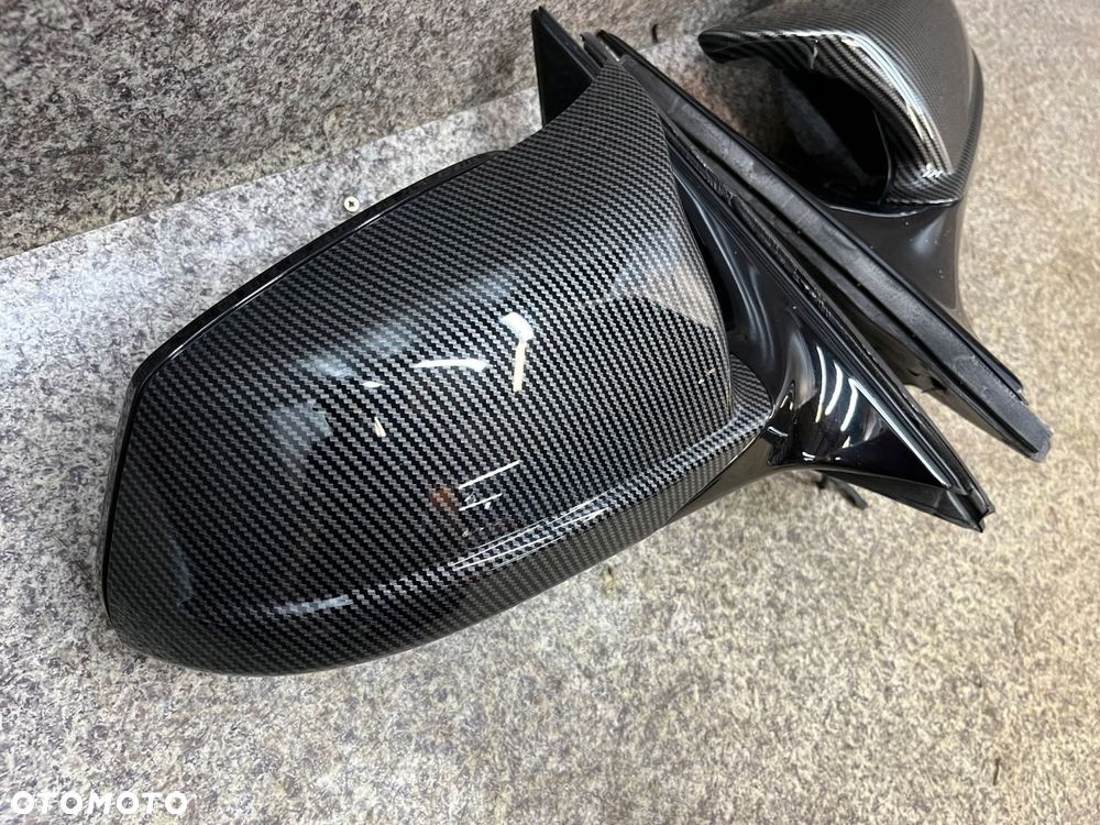 Lusterko prawe lewe nakladka CARBON 3 PIN KOMPLET BMW F11 F10 SKLADANE - 3
