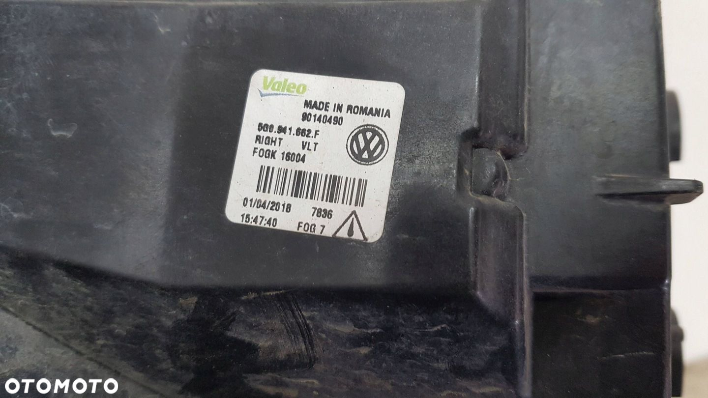 Volkswagen Golf VII 13- Halogen Lampa Swiatło Przeciwmgielne Prawy - 8