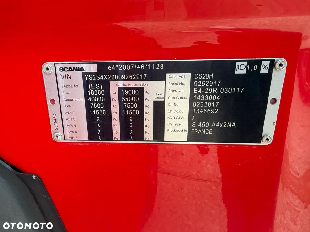 Scania S450 / RETARDER / KLIMA / SPOILERY / SERWISOWANA - 20