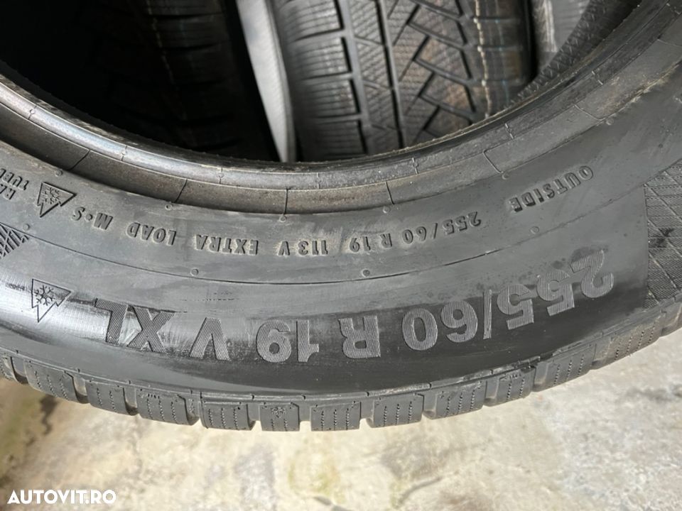 vând anvelope 255/60/19 continental de iarnă noi - 4