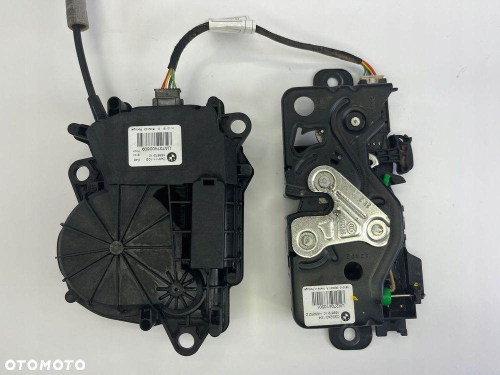 BMW X1 F48 MECHANIZM DOCIĄG ZAMEK KLAPY BAGAŻNIKA KOMPLET OE 7374006 ORG - 2