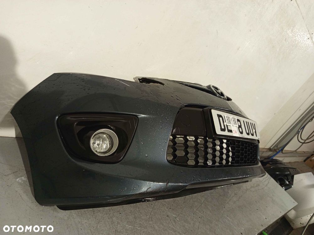 ^ ZDERZAK PRZÓD PRZEDNI MAZDA 2 DE TS 36C SZARY GRAFITOWY HALOGENY - 3