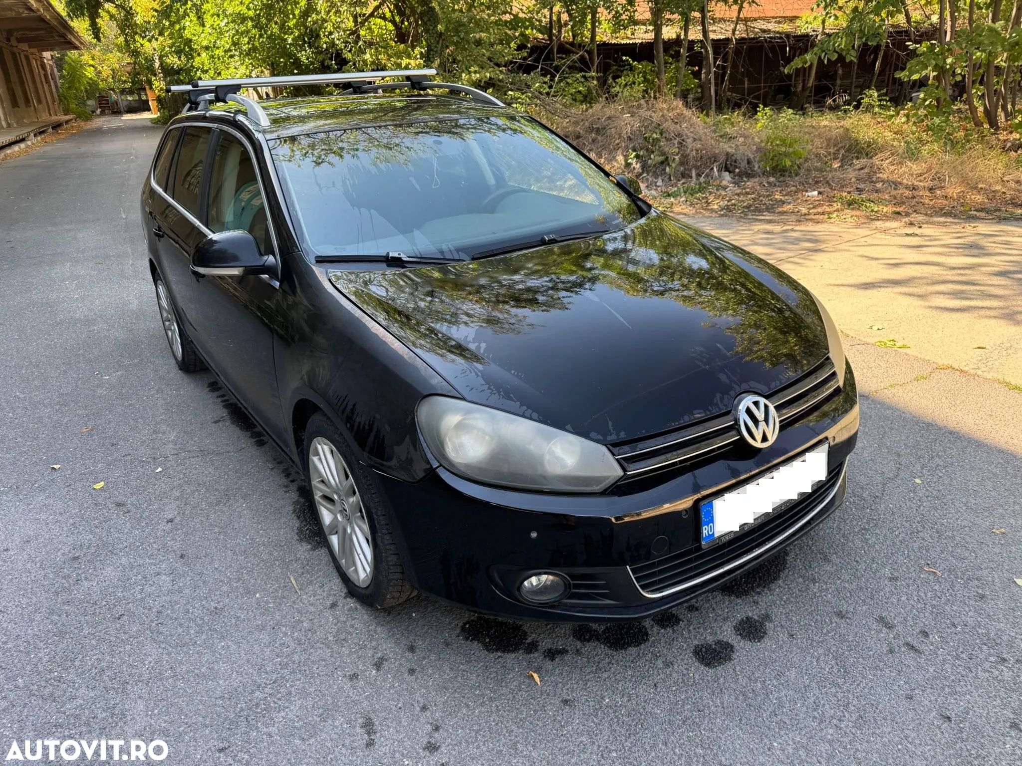 Capota fata motor Volkswagen Golf 6 variant break negru 2011 - 1