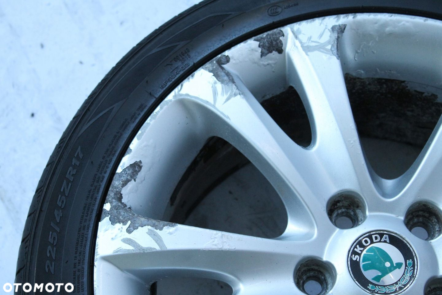 SKODA FELGI ALUMINIOWE ALUFELGI 17 5X112 ET49 7.5J 3T0601025D - 12