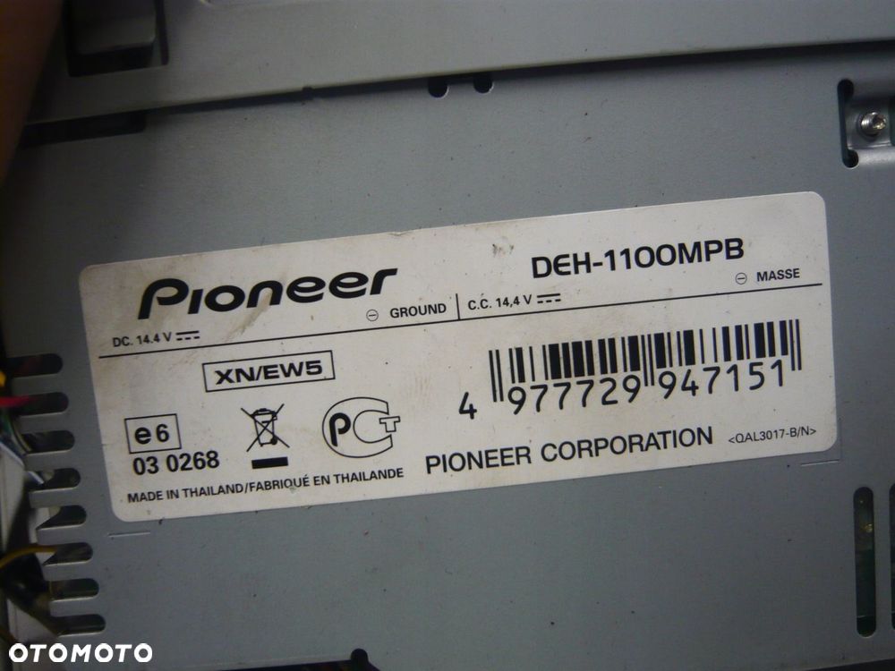 RADIO CD DEH-1100MPB Pioneer - 2
