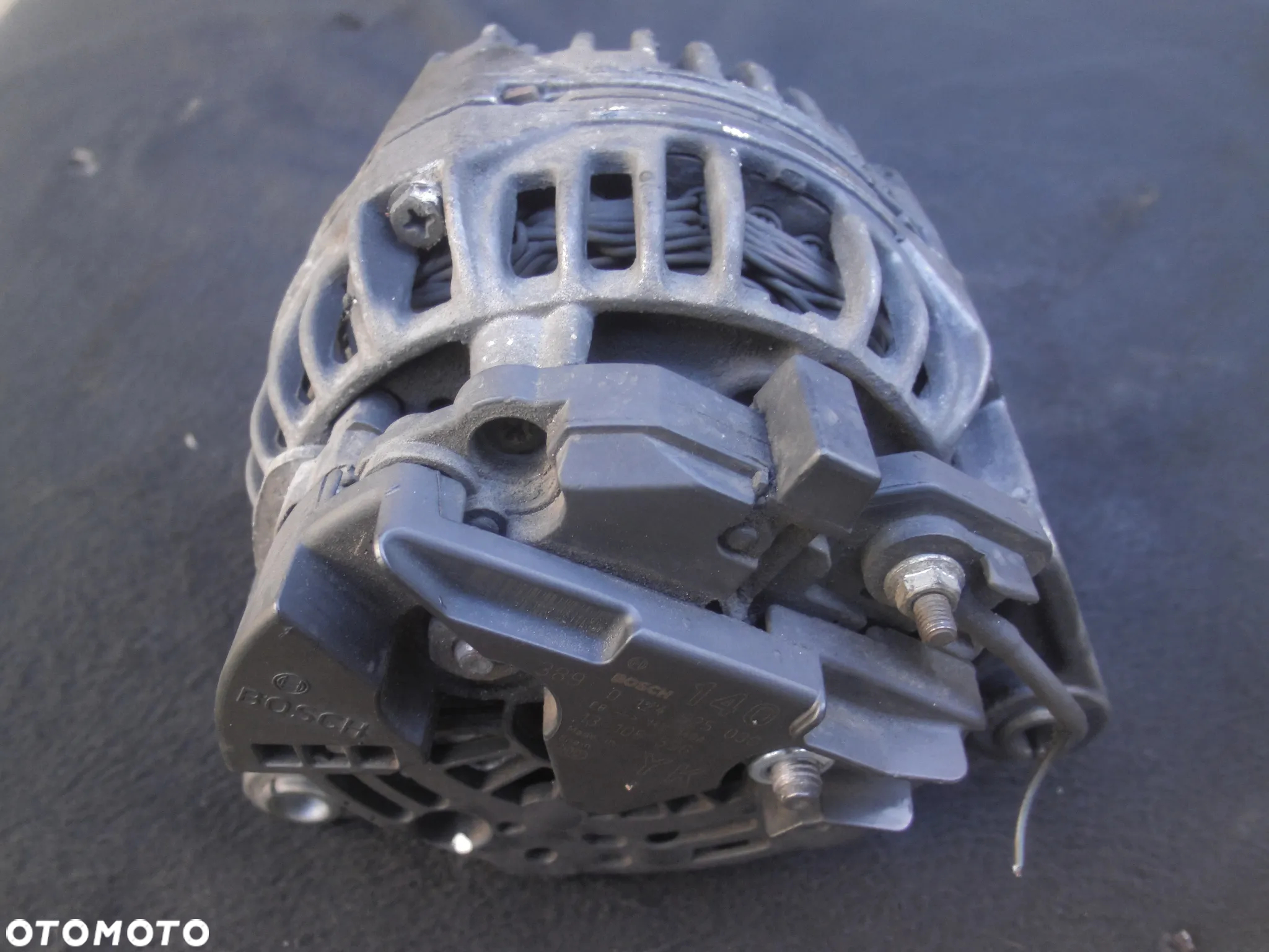 OPEL VECTRA C 2.0 2.2DTI ALTERNATOR 0124525030 13108596 14V 140A SAAB ASTRA SIGNUM ZAFIRA I INNE OPEL BOSCH ORYGINAŁ - 3