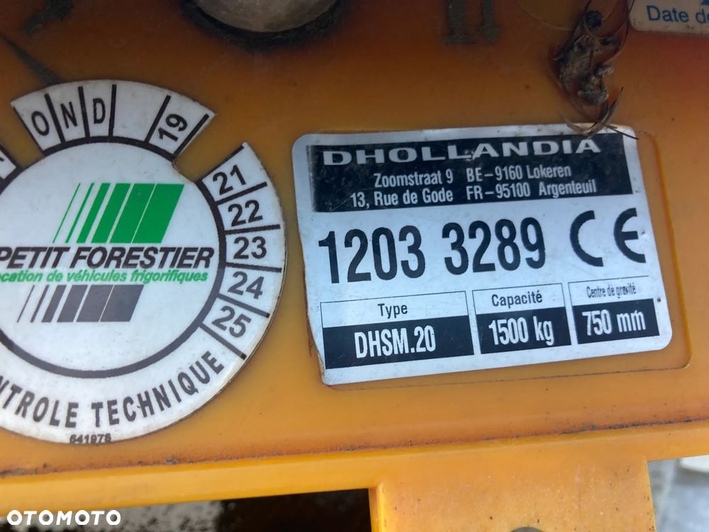 Winda dhollandia 24v 2012r chowana pod spód - 2