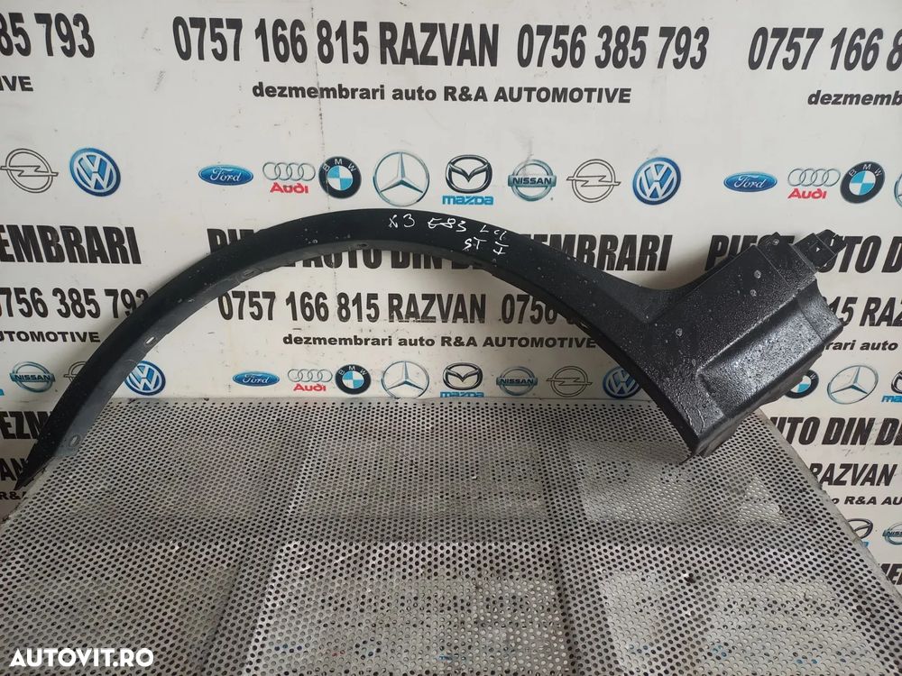 Overfender Ornament Aripa Stanga Fata Bmw X3 E83 LCI Facelift - Dezmembrari Arad - 2