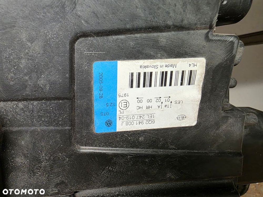 VOLKSWAGEN POLO 9N3 LAMPA PRZEDNIA PRAWA ANGLIK - 4