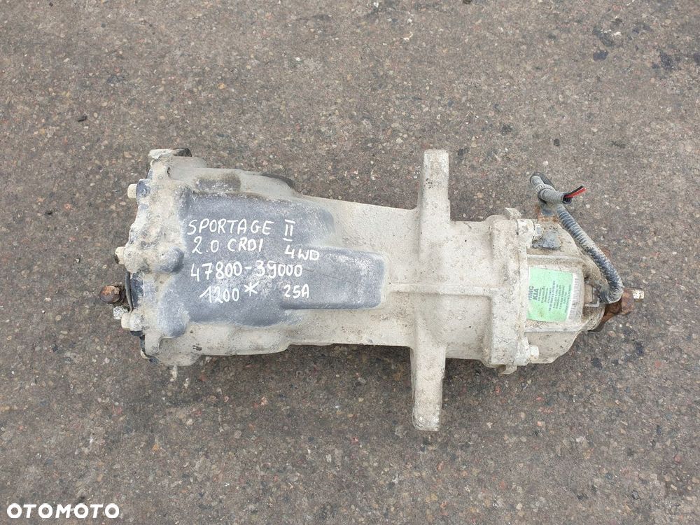 MOST TYLNY TYŁ DYFERENCJAŁ DYFER KIA SPORTAGE II 4WD 2.0 CRDI 47800-39000 - 2