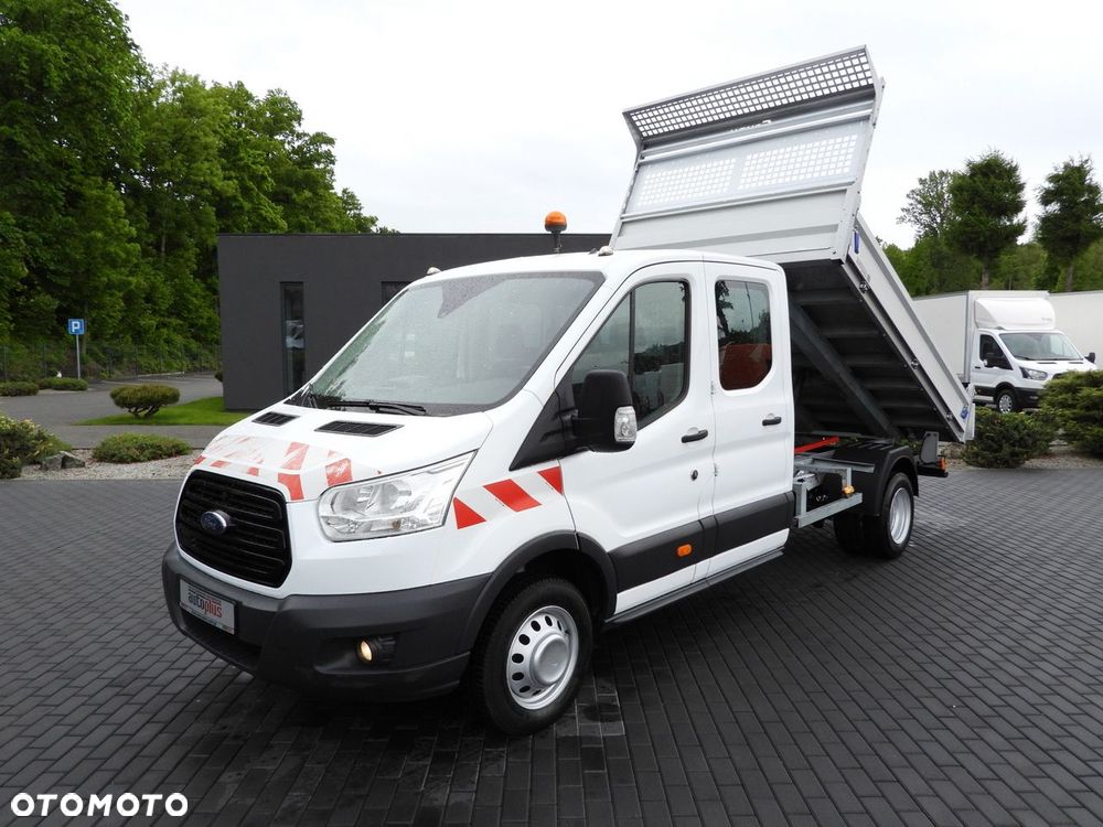 Ford TRANSIT WYWROTKA PODWÓJNA KABINA DOKA 6 MIEJSC TEMPOMAT KLIMATYZACJA BLIŹNIACZE KOŁA  170KM - 18