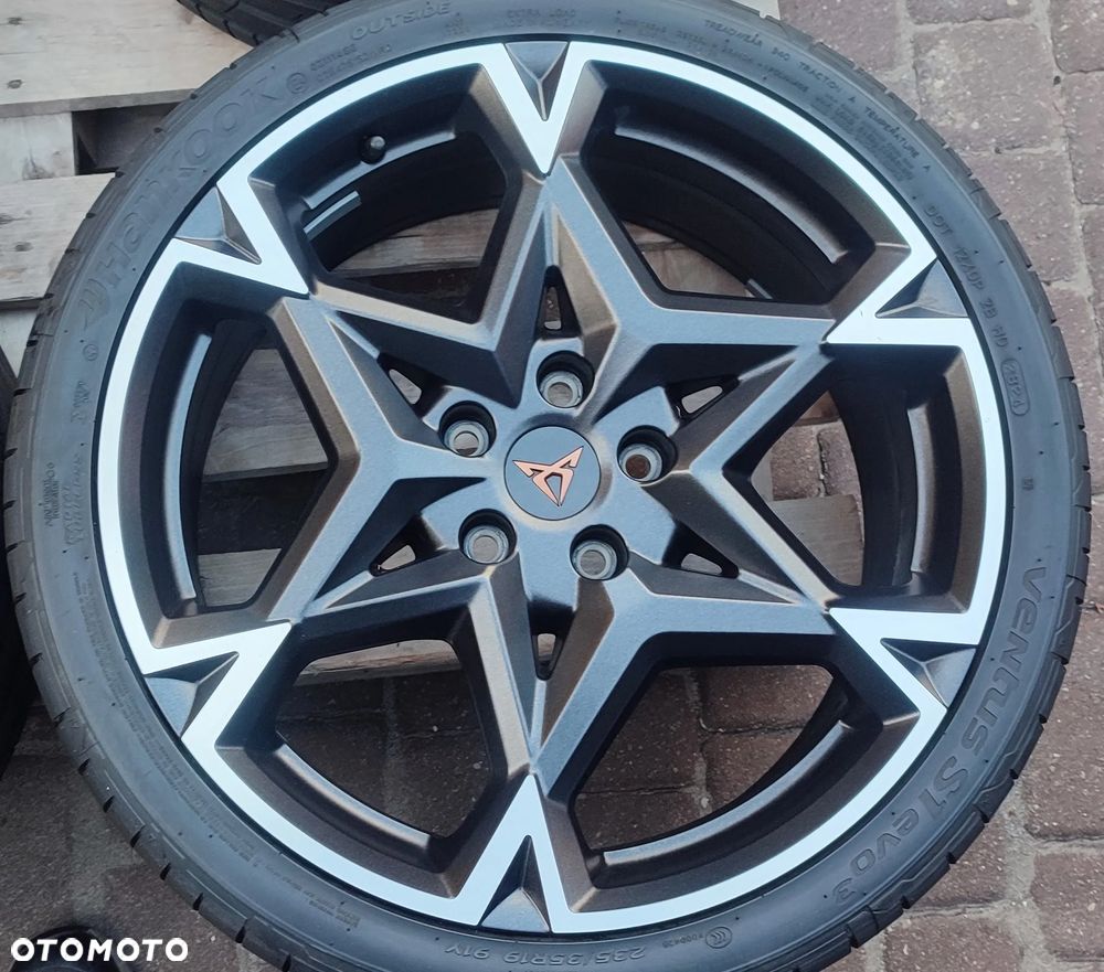 Koła Felgi Aluminiowe Oryg. Cupra Leon Golf VIII 19Cali Hankook 235/55/19 91Y 2024r 7,5mm Nówka Demo !! Starogard Gdański Wysyłka !!! - 3