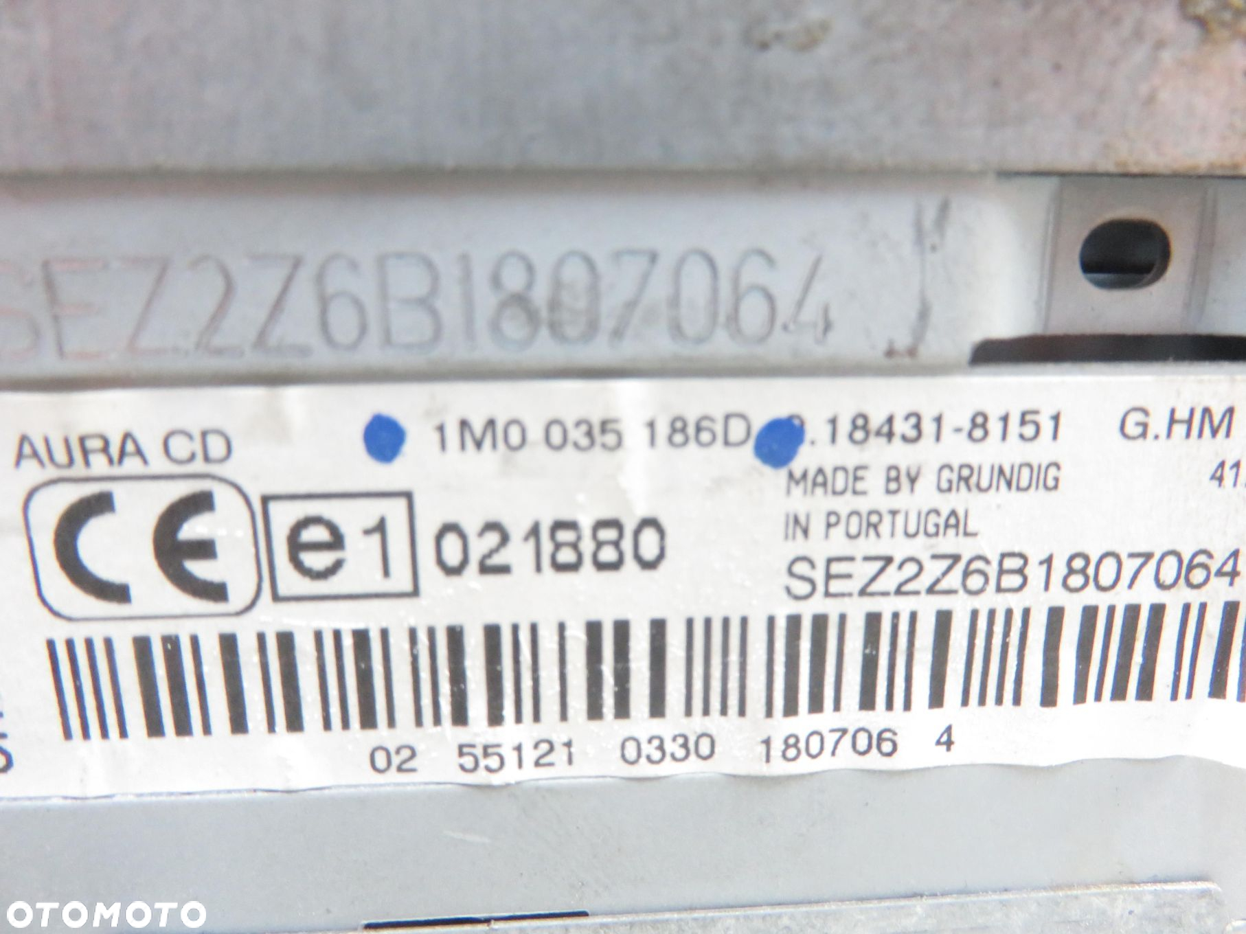 RADIO SEAT TOLEDO II (1M2) 1M0035186D - 7