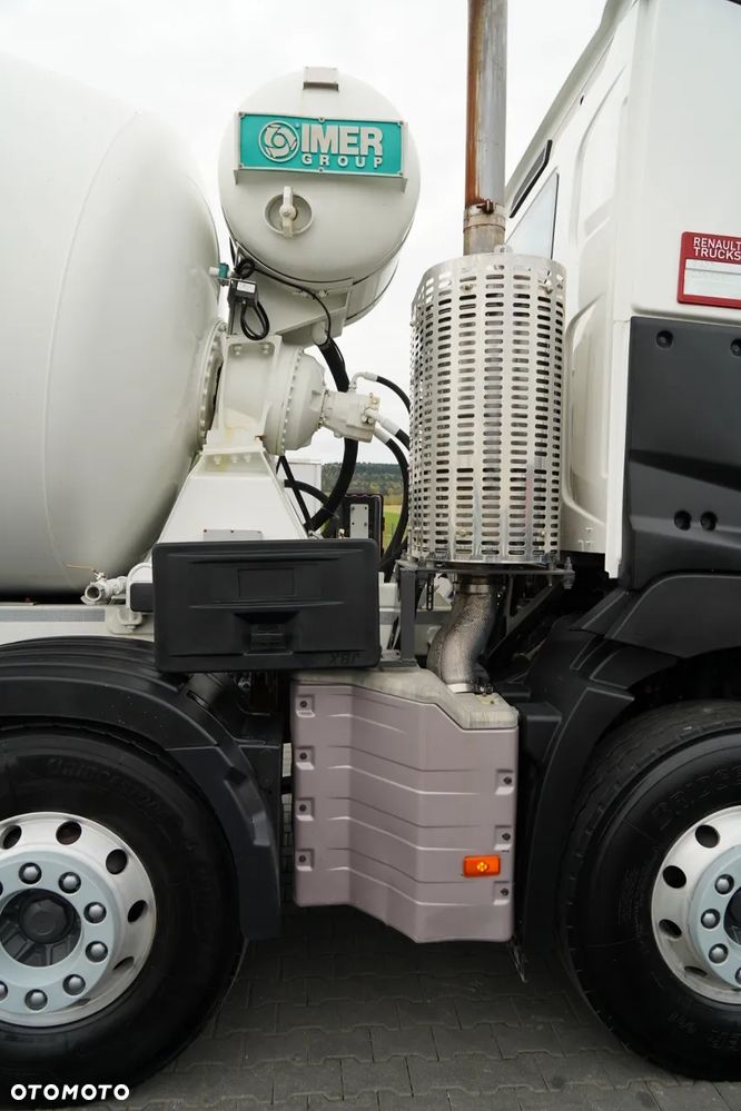 Renault C 430 / 8X4 / BETONOMIESZARKA / GRUSZKA 9 M3 / ALUFELGI / KAMERA / EURO 6 / - 19