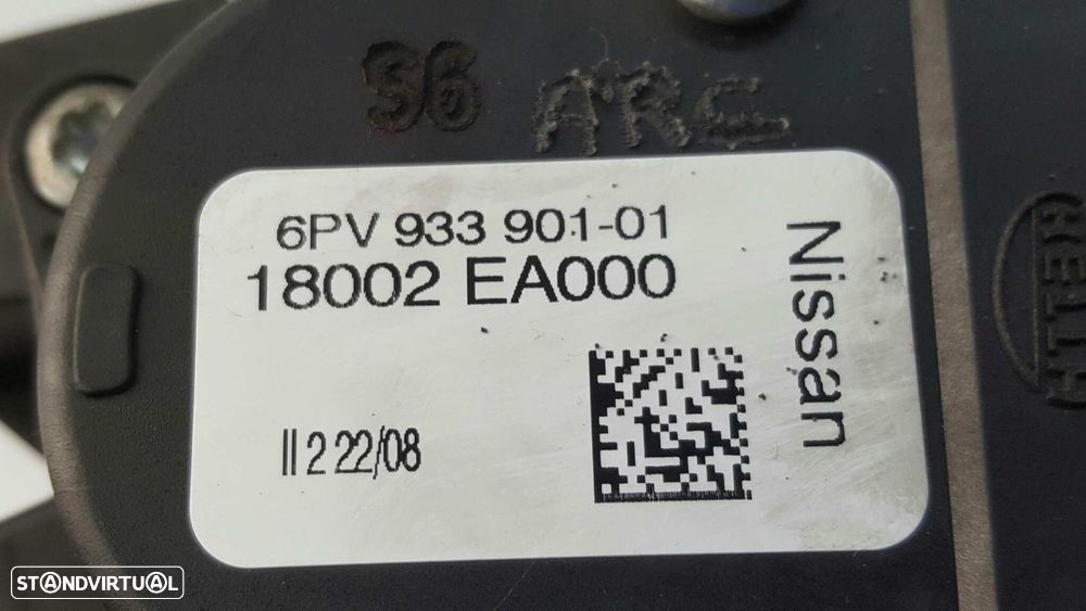 PEDAL DO ACELERADOR NISSAN PATHFINDER (R51) 2.5 DCI XE - 4