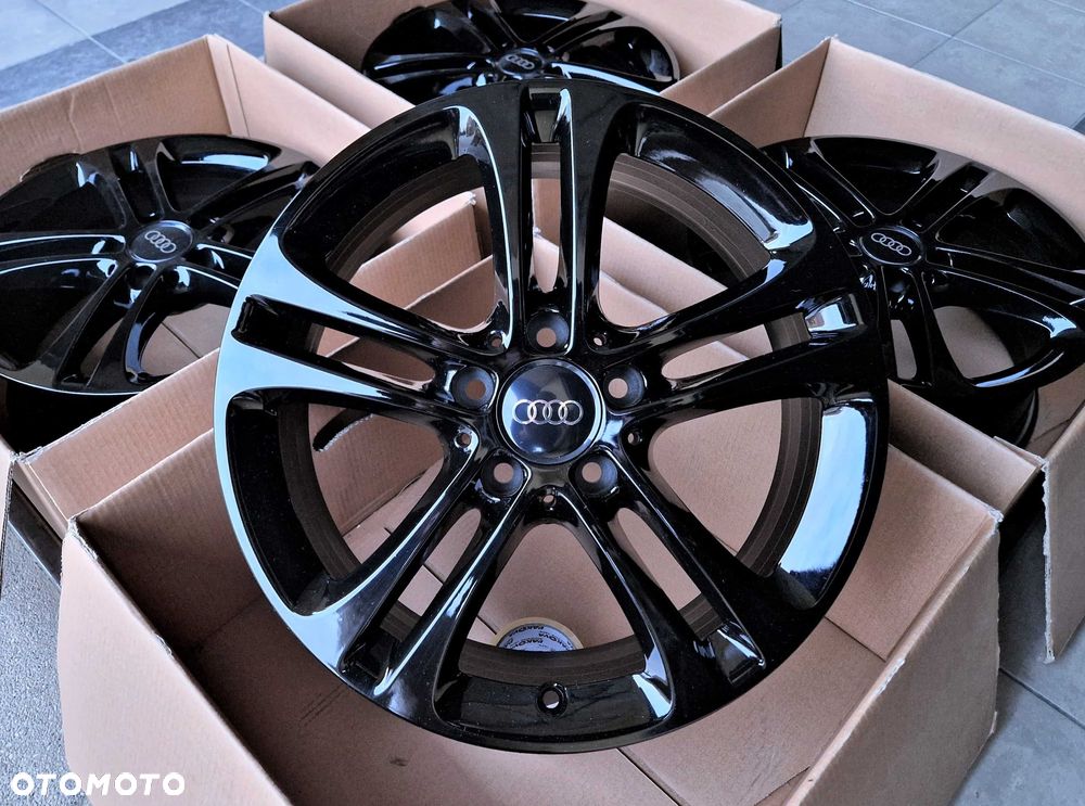 Alufelgi 17 5x112 Audi A3 A4 Q2 Q3 Seat Leon Exeo Altea Czarne ! 806#