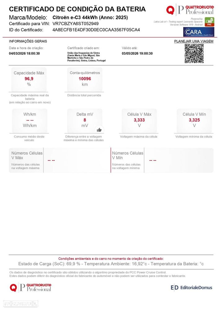Citroën e-C3 44 kWh Autonomia Conforto Max - 5