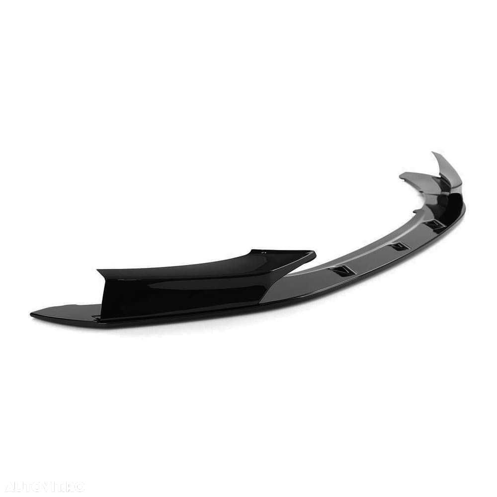 Prelungire Extensie Lip DINTR-O BUCATA Bara Fata M BMW F20 F21 NFL, Negru Lucios - 2