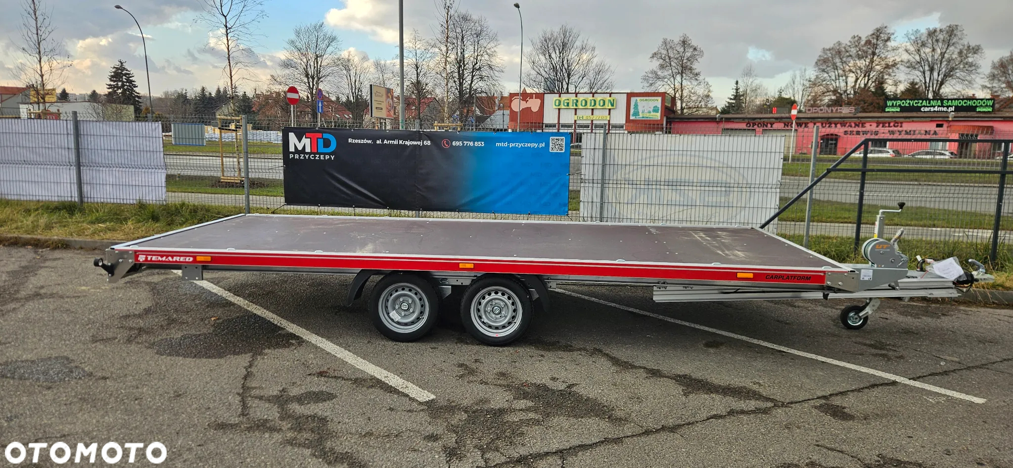 TEMARED CARPLATFORM full alu 5121 3,5T sklejka - 3