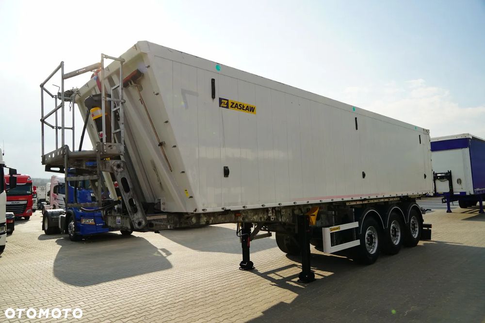 Zaslaw WYWROTKA ALUMINIOWA / 43 m3 /  OŚ PODNOSZONA / OSIE SAF - 4
