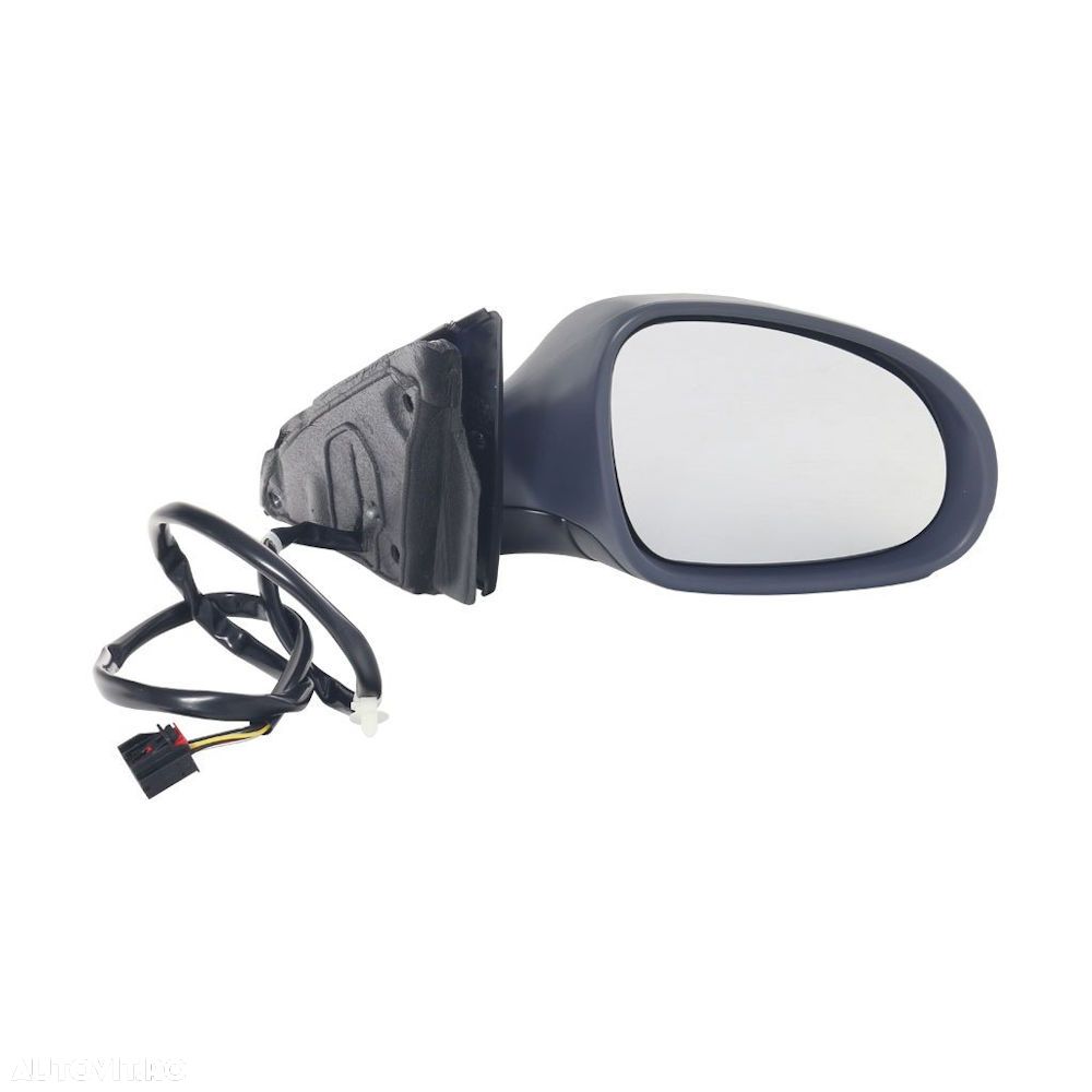 Oglinda exterioara VW Passat (B6) 01.2005-07.2010 stanga/dreapta Crom Asferica Electrica Cu Incalzire 3C1857507Cj, carcasa grunduita, cu 6 pini, cu semnalizare - 1
