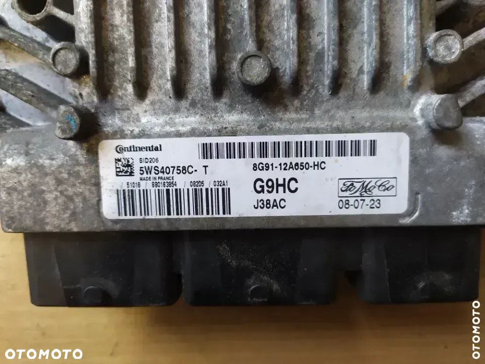 Sterownik komputer silnika Ford S MAX 5WS40758C - 6