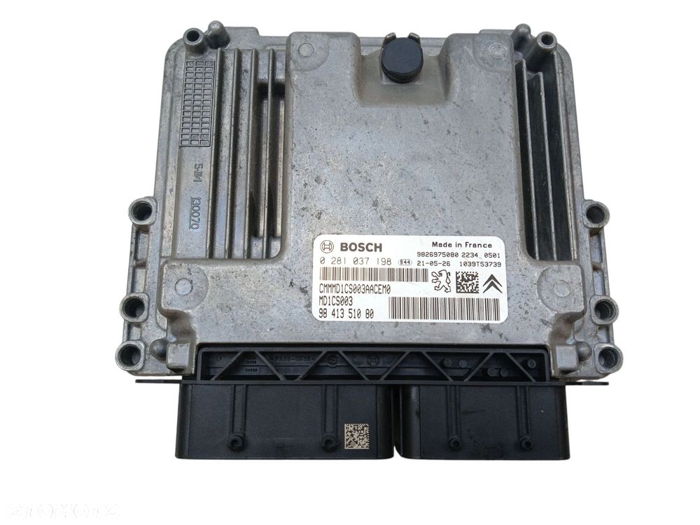 KOMPUTER STEROWNIK SILNIKA CITROEN C5 AIRCROSS (2018-2022) 1.5 BlueHDI 131KM 9841351080, 0281037198 - 1